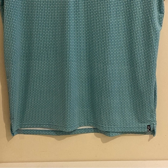 Kenneth Cole Golf Polo Shirt Men's XXL Green Performance Geometric Short Sleeve - Picture 3 of 14